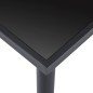 vidaXL Juego de comedor 11 piezas cuero sintético negro vidaXL Juego de comedor 11 piezas cuero sintético negro