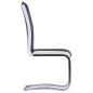 vidaXL Juego de comedor 11 piezas cuero sintético negro vidaXL Juego de comedor 11 piezas cuero sintético negro