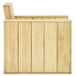 vidaXL Juego de muebles de jardín 4 piezas madera de pino impregnada vidaXL Juego de muebles de jardín 4 piezas madera de pino impregnada