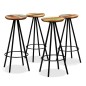vidaXL Muebles de bar 9 pzas madera maciza acacia y madera reciclada vidaXL Muebles de bar 9 pzas madera maciza acacia y madera reciclada