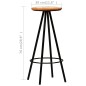 vidaXL Muebles de bar 9 pzas madera maciza acacia y madera reciclada vidaXL Muebles de bar 9 pzas madera maciza acacia y madera reciclada