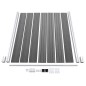 vidaXL Set de valla 1 cuadrada + 1 oblicua WPC gris 273x186 cm vidaXL Set de valla 1 cuadrada + 1 oblicua WPC gris 273x186 cm