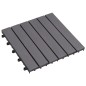 vidaXL Baldosas de terraza 30 uds madera acacia gris deslavado 30x30cm vidaXL Baldosas de terraza 30 uds madera acacia gris deslavado 30x30cm
