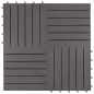 vidaXL Baldosas de terraza 30 uds madera acacia gris deslavado 30x30cm vidaXL Baldosas de terraza 30 uds madera acacia gris deslavado 30x30cm