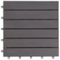 vidaXL Baldosas de terraza 30 uds madera acacia gris deslavado 30x30cm vidaXL Baldosas de terraza 30 uds madera acacia gris deslavado 30x30cm