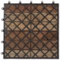 vidaXL Baldosas de terraza 30 uds madera acacia gris deslavado 30x30cm vidaXL Baldosas de terraza 30 uds madera acacia gris deslavado 30x30cm