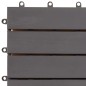 vidaXL Baldosas de terraza 30 uds madera acacia gris deslavado 30x30cm vidaXL Baldosas de terraza 30 uds madera acacia gris deslavado 30x30cm