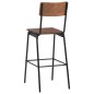 vidaXL Taburetes de cocina 4 unidades madera contrachapada y acero vidaXL Taburetes de cocina 4 unidades madera contrachapada y acero