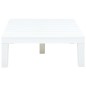 vidaXL Juego de muebles de jardín 5 piezas plástico blanco vidaXL Juego de muebles de jardín 5 piezas plástico blanco