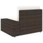 vidaXL Juego de muebles de jardín 6 piezas ratán sintético marrón vidaXL Juego de muebles de jardín 6 piezas ratán sintético marrón