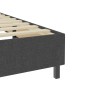 vidaXL Cama box spring tela gris oscuro 90x200 cm vidaXL Cama box spring tela gris oscuro 90x200 cm