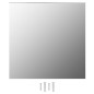 vidaXL Espejo de pared con luces LED cuadrado de vidrio