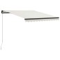 vidaXL Toldo manual retráctil color crema 300x250 cm vidaXL Toldo manual retráctil color crema 300x250 cm