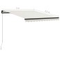 vidaXL Toldo manual retráctil color crema 300x250 cm vidaXL Toldo manual retráctil color crema 300x250 cm