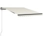 vidaXL Toldo retráctil automático crema 300x250 cm vidaXL Toldo retráctil automático crema 300x250 cm