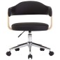 vidaXL Sillas de comedor giratorias 6 unidades cuero sintético negro vidaXL Sillas de comedor giratorias 6 unidades cuero sintético negro