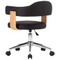 vidaXL Sillas de comedor giratorias 6 unidades cuero sintético negro vidaXL Sillas de comedor giratorias 6 unidades cuero sintético negro