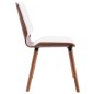 vidaXL Sillas de comedor 4 unidades cuero sintético blanco vidaXL Sillas de comedor 4 unidades cuero sintético blanco