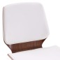 vidaXL Sillas de comedor 4 unidades cuero sintético blanco vidaXL Sillas de comedor 4 unidades cuero sintético blanco