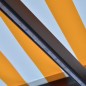 vidaXL Toldo manual retráctil con LED amarillo y blanco 300x250 cm vidaXL Toldo manual retráctil con LED amarillo y blanco 300x250 cm