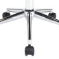 vidaXL Silla de oficina giratoria madera curvada cuero sintético crema vidaXL Silla de oficina giratoria madera curvada cuero sintético crema