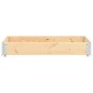 vidaXL Arriate de madera maciza de pino 50x150 cm vidaXL Arriate de madera maciza de pino 50x150 cm