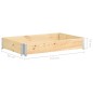 vidaXL Arriate de madera maciza de pino 50x150 cm vidaXL Arriate de madera maciza de pino 50x150 cm