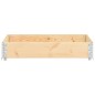 vidaXL Arriate de madera maciza de pino 50x100 cm vidaXL Arriate de madera maciza de pino 50x100 cm