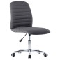 vidaXL Sillas de comedor 4 unidades de tela gris oscuro vidaXL Sillas de comedor 4 unidades de tela gris oscuro