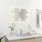 vidaXL Espejo de pared con luces LED rectangular de vidrio vidaXL Espejo de pared con luces LED rectangular de vidrio