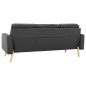 vidaXL Conjunto de sofás de 2 piezas tela gris oscuro vidaXL Conjunto de sofás de 2 piezas tela gris oscuro