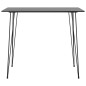 vidaXL Mesa alta y taburetes de bar 7 piezas negro y blanco vidaXL Mesa alta y taburetes de bar 7 piezas negro y blanco