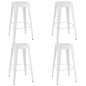 vidaXL Mesa alta y taburetes de bar 5 piezas negro y blanco vidaXL Mesa alta y taburetes de bar 5 piezas negro y blanco