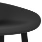 vidaXL Mesa alta y taburetes de bar 7 piezas blanco y negro vidaXL Mesa alta y taburetes de bar 7 piezas blanco y negro