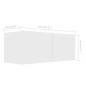 vidaXL Set de mueble para TV de 8 piezas madera de ingeniería blanco vidaXL Set de mueble para TV de 8 piezas madera de ingeniería blanco