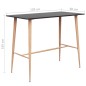 vidaXL Mesa alta y taburetes de bar 5 piezas negro y blanco vidaXL Mesa alta y taburetes de bar 5 piezas negro y blanco