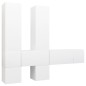 vidaXL Set de muebles de salón TV 7 piezas madera de ingeniería blanco vidaXL Set de muebles de salón TV 7 piezas madera de ingeniería blanco