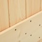 vidaXL Puerta corredera con herrajes madera maciza de pino 90x210 cm