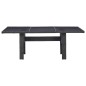vidaXL Juego de comedor para jardín 11 piezas ratán sintético negro vidaXL Juego de comedor para jardín 11 piezas ratán sintético negro
