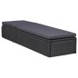 vidaXL Juego de comedor para jardín 11 piezas ratán sintético negro vidaXL Juego de comedor para jardín 11 piezas ratán sintético negro