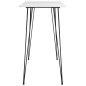 vidaXL Juego de mesa alta y taburetes de bar 3 piezas blanco vidaXL Juego de mesa alta y taburetes de bar 3 piezas blanco