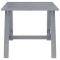 vidaXL Juego de comedor de jardín 5 pzas madera maciza de acacia gris vidaXL Juego de comedor de jardín 5 pzas madera maciza de acacia gris