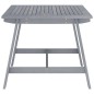 vidaXL Juego de comedor de jardín 5 pzas madera maciza de acacia gris vidaXL Juego de comedor de jardín 5 pzas madera maciza de acacia gris