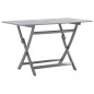 vidaXL Juego de comedor de jardín 5 pzas madera maciza de acacia gris vidaXL Juego de comedor de jardín 5 pzas madera maciza de acacia gris