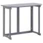 vidaXL Muebles de bistró de jardín 4 piezas madera maciza acacia gris