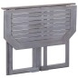 vidaXL Muebles de bistró de jardín 4 piezas madera maciza acacia gris