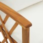 vidaXL Muebles de jardín 5 piezas con cojines madera maciza de acacia 