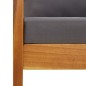 vidaXL Juego de jardín de 5 piezas con cojines Madera maciza de acacia vidaXL Juego de jardín de 5 piezas con cojines Madera maciza de acacia
