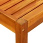 vidaXL Banco de jardín con mesa y reposapiés madera de acacia macizoa vidaXL Banco de jardín con mesa y reposapiés madera de acacia macizoa