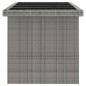 vidaXL Set de comedor de jardín 7 pzas y cojines ratán sintético gris vidaXL Set de comedor de jardín 7 pzas y cojines ratán sintético gris